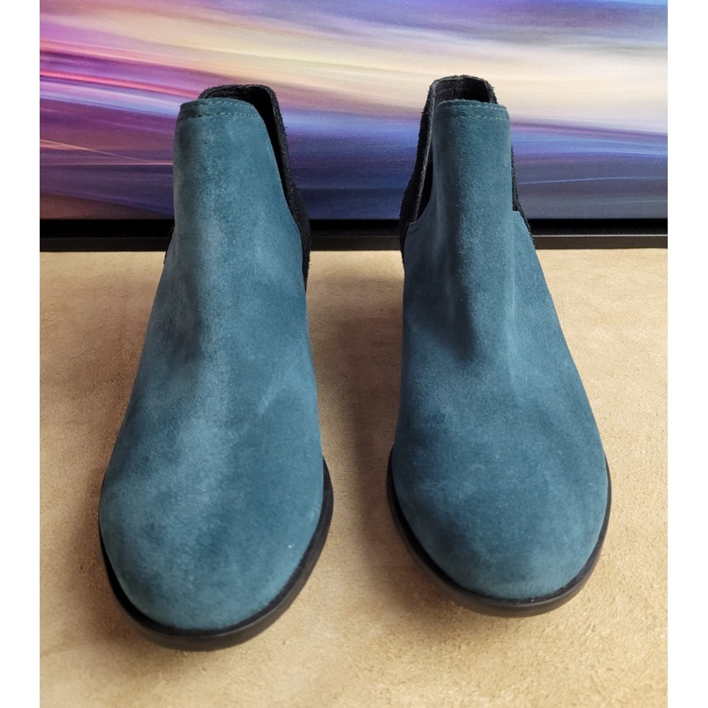 SOREL Lolla Bootie, Shoes Blue Leather, Style 1921831375 Sz 6, Rustic, Boho, Y2K - Picture 3 of 7